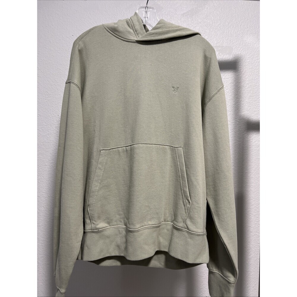 AE Everyday Luxe Pullover Hoodie Size Medium Olive Fun So SOFT